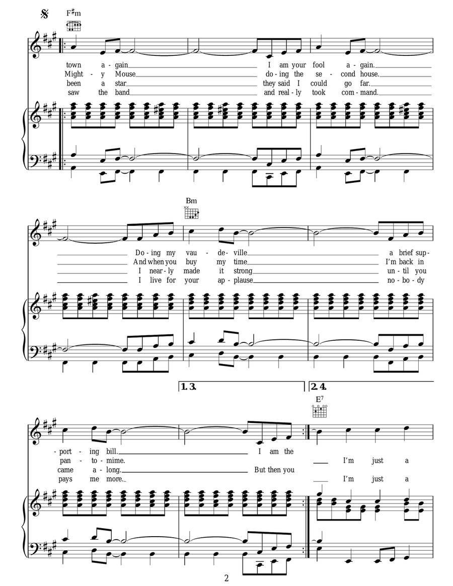 Sideshow Sideshow Guitar scores gallery preview page 2