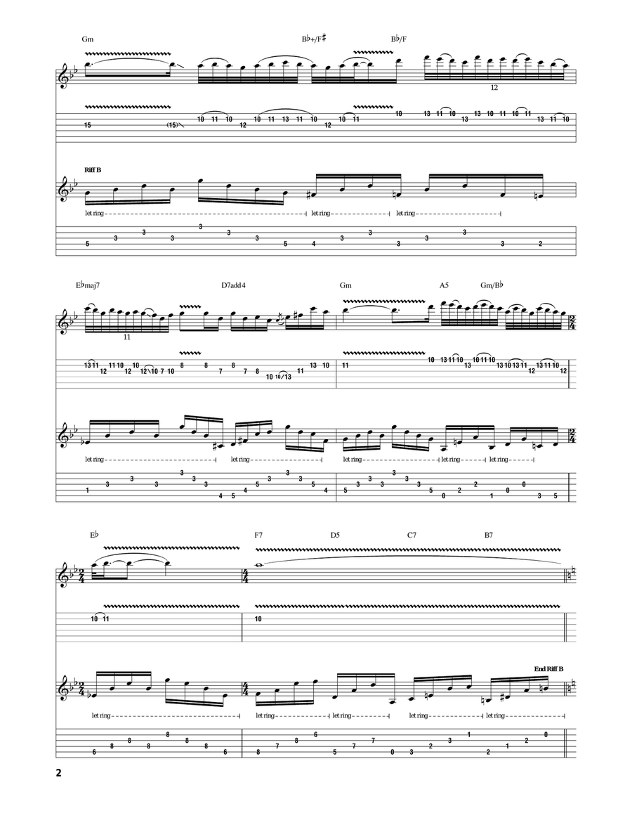 Millenium Of The Blind Millenium Of The Blind Acoustic Guitar scores gallery preview page 2