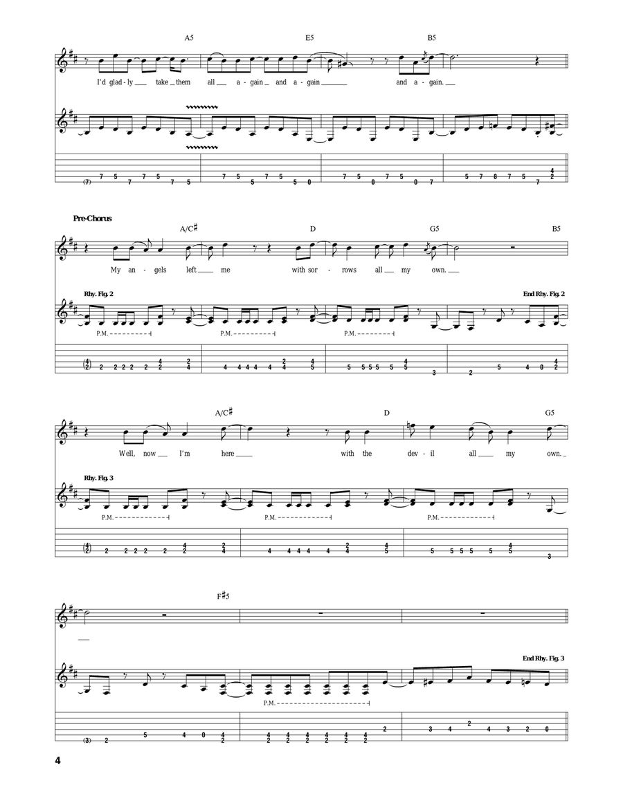 Black Swan Black Swan Acoustic Guitar scores gallery preview page 4