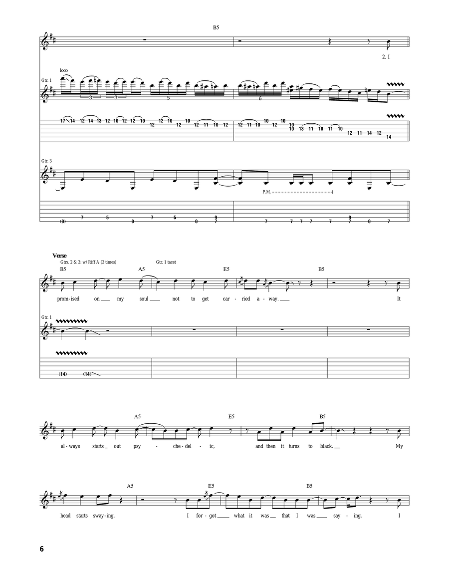 Black Swan Black Swan Acoustic Guitar scores gallery preview page 6