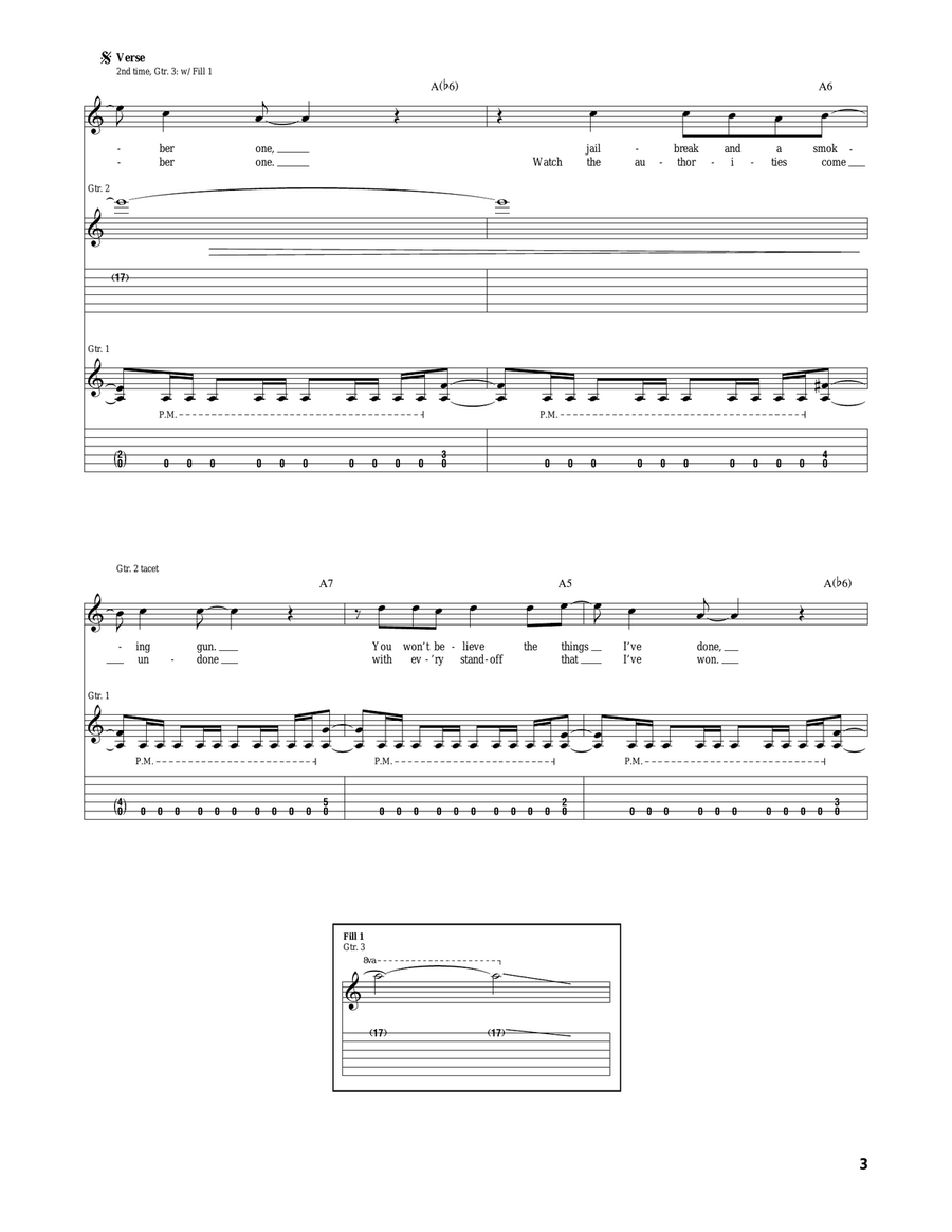Public Enemy No. 1 Public Enemy No. 1 Acoustic Guitar scores gallery preview page 3
