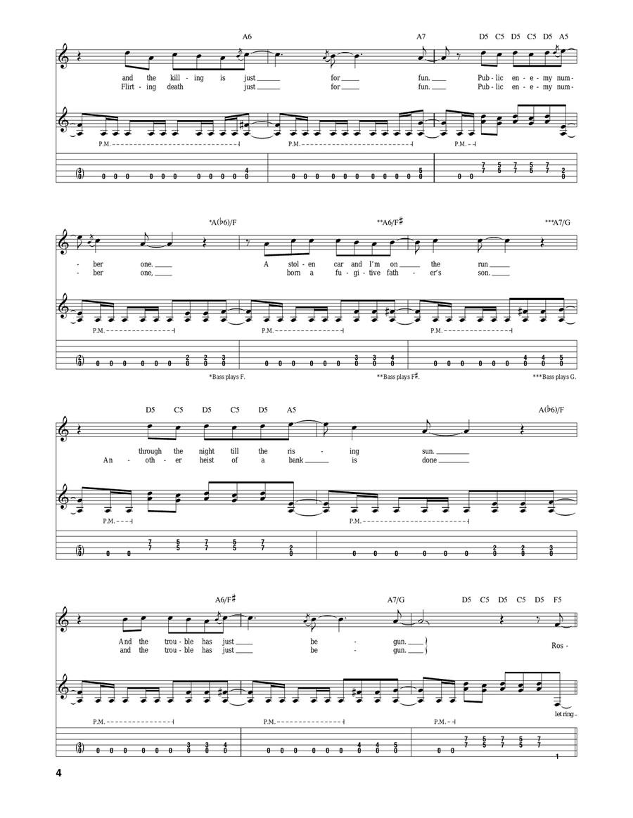 Public Enemy No. 1 Public Enemy No. 1 Acoustic Guitar scores gallery preview page 4