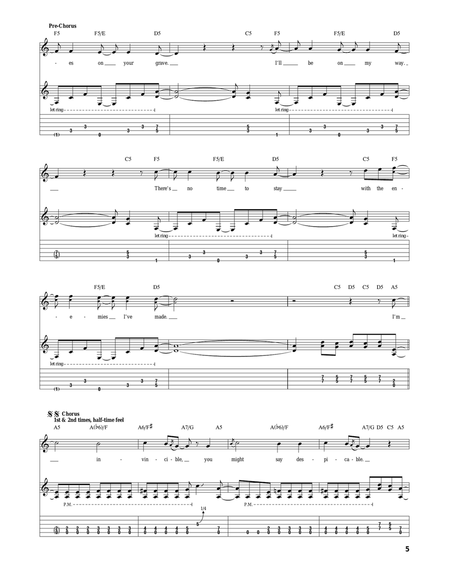 Public Enemy No. 1 Public Enemy No. 1 Acoustic Guitar scores gallery preview page 5