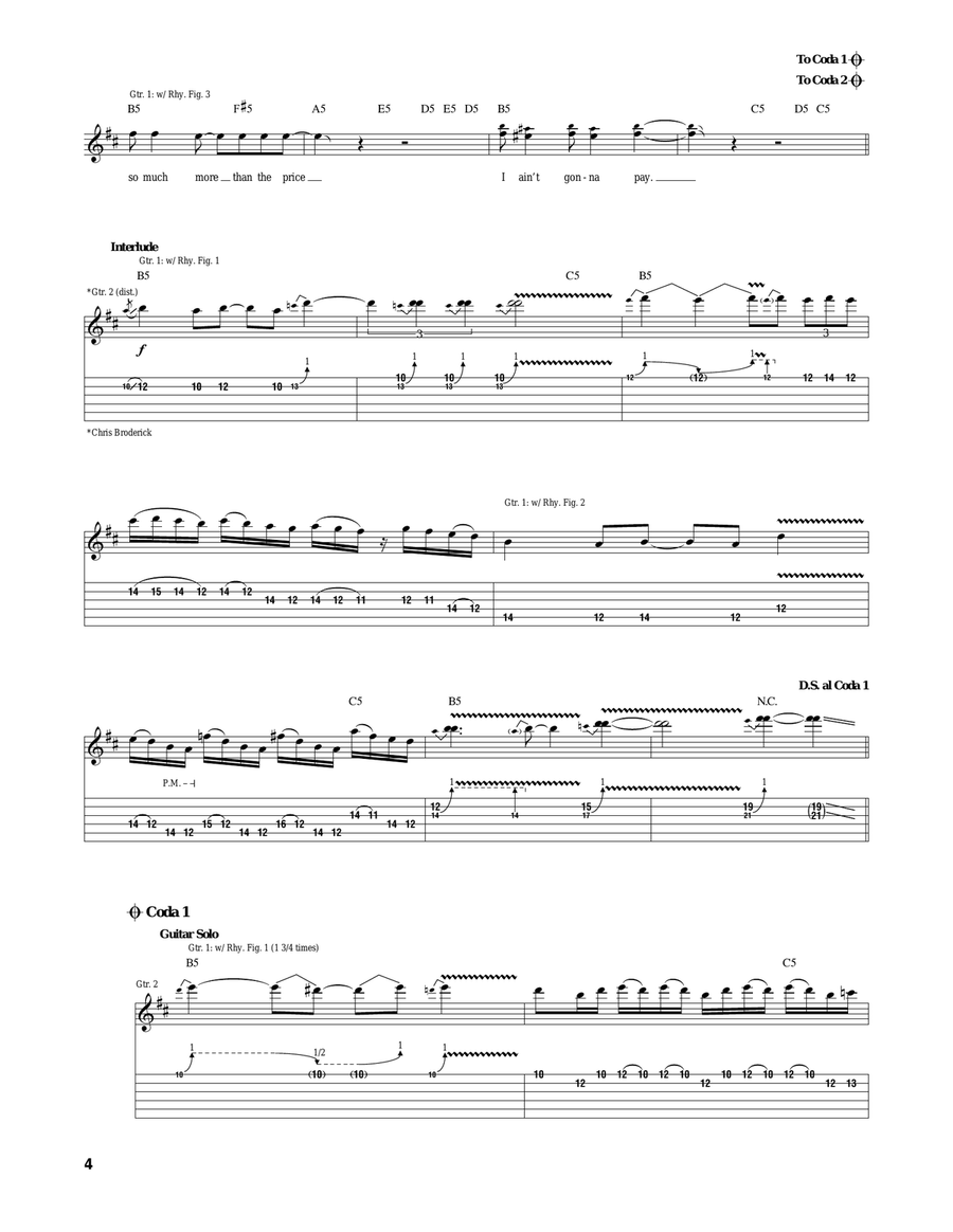 Whose Life (Is It Anyways?) Acoustic Guitar scores gallery preview page 4
