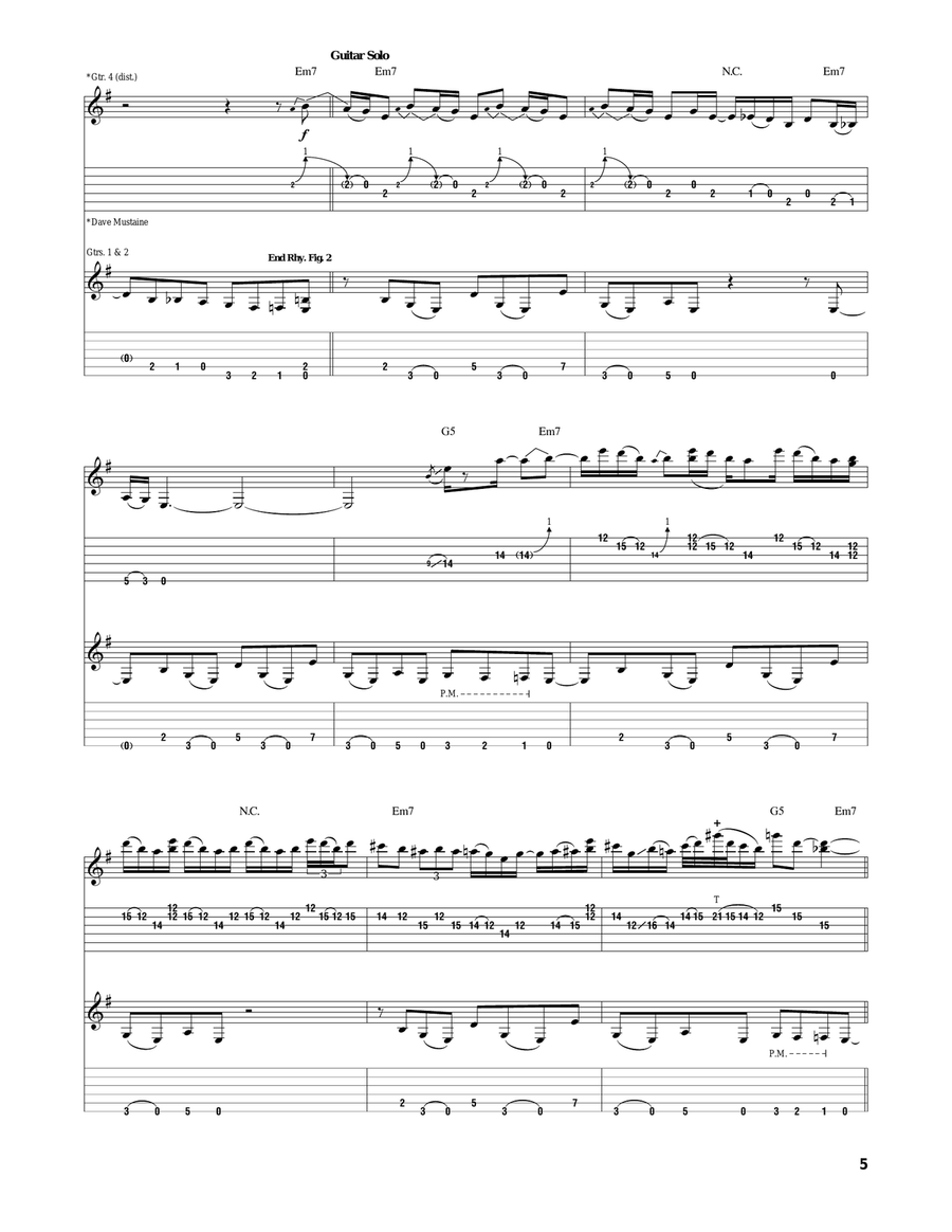 Wrecker Wrecker Acoustic Guitar scores gallery preview page 5