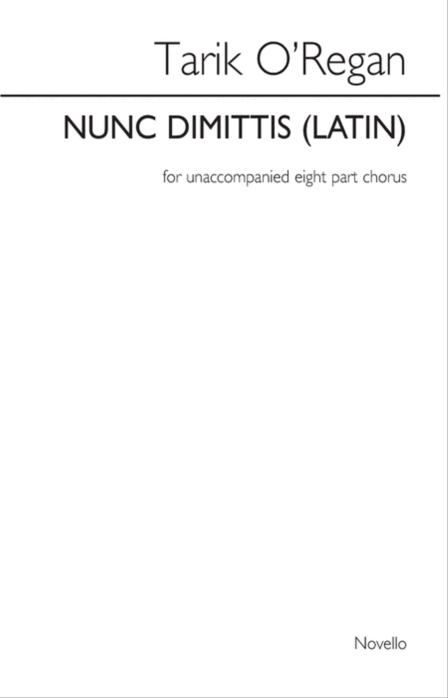 Nunc Dimittis Nunc Dimittis SSAATTBB scores gallery preview page 1