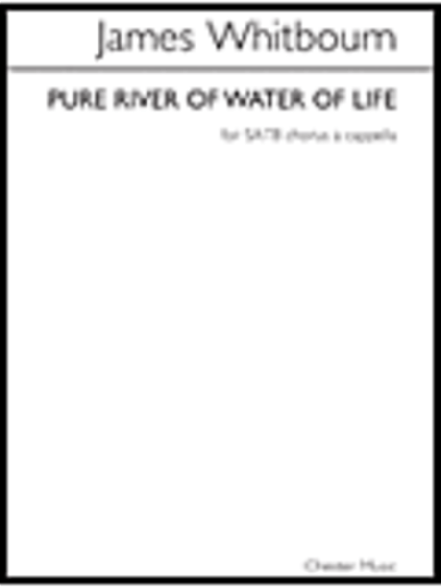 Pure River of Water of Life 4-Part scores gallery preview page 1