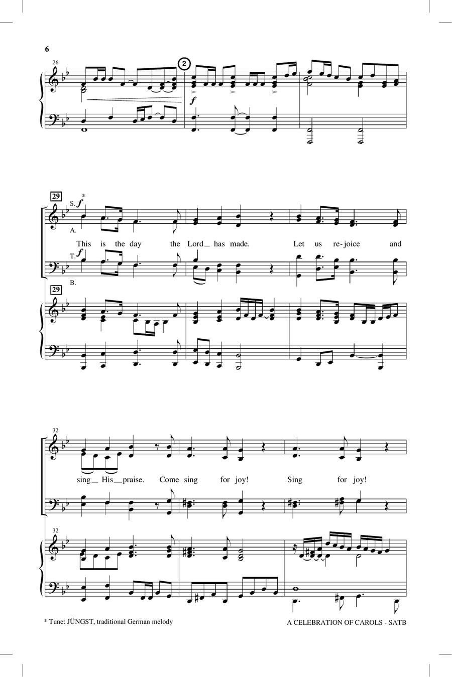 A Celebration Of Carols A Celebration Of Carols 4-Part scores gallery preview page 3