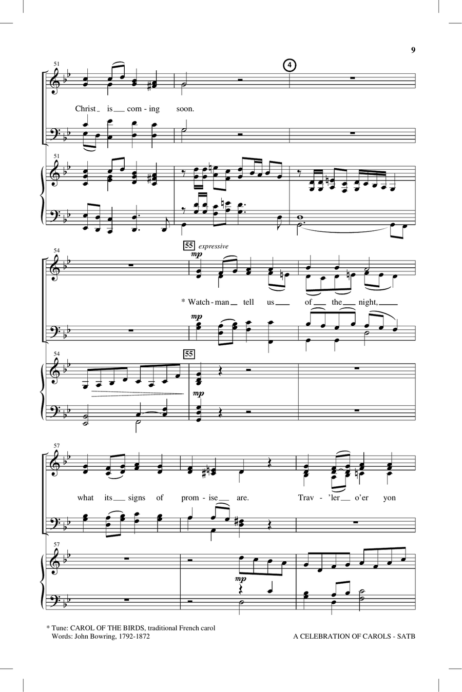 A Celebration Of Carols A Celebration Of Carols 4-Part scores gallery preview page 6