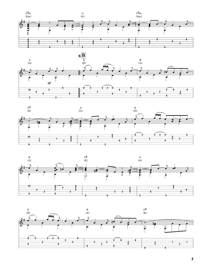 Lewis & Clark Lewis & Clark Acoustic Guitar scores gallery preview page 3