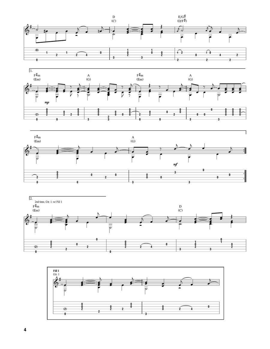 Lewis & Clark Lewis & Clark Acoustic Guitar scores gallery preview page 4