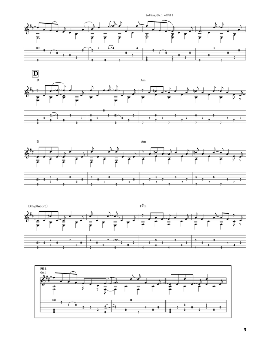 Watermelon Watermelon Acoustic Guitar scores gallery preview page 3