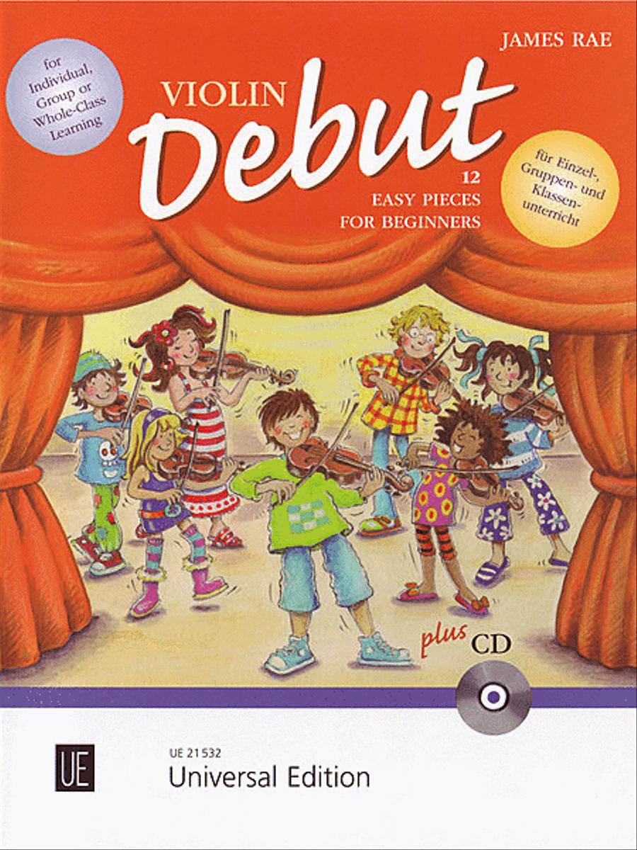 Violin Debut - Pupils Book With CD Violin Solo scores gallery preview page 1