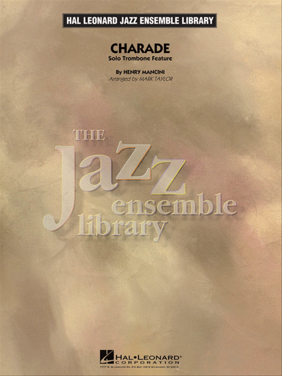 Charade (Solo Trombone Feature) Jazz Ensemble scores gallery preview page 1