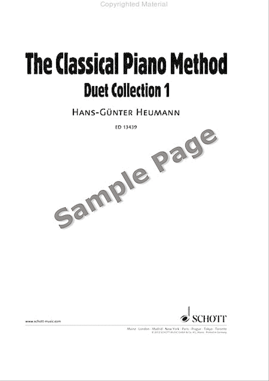The Classical Piano Method - Duet Collection 1 Piano Method scores gallery preview page 2