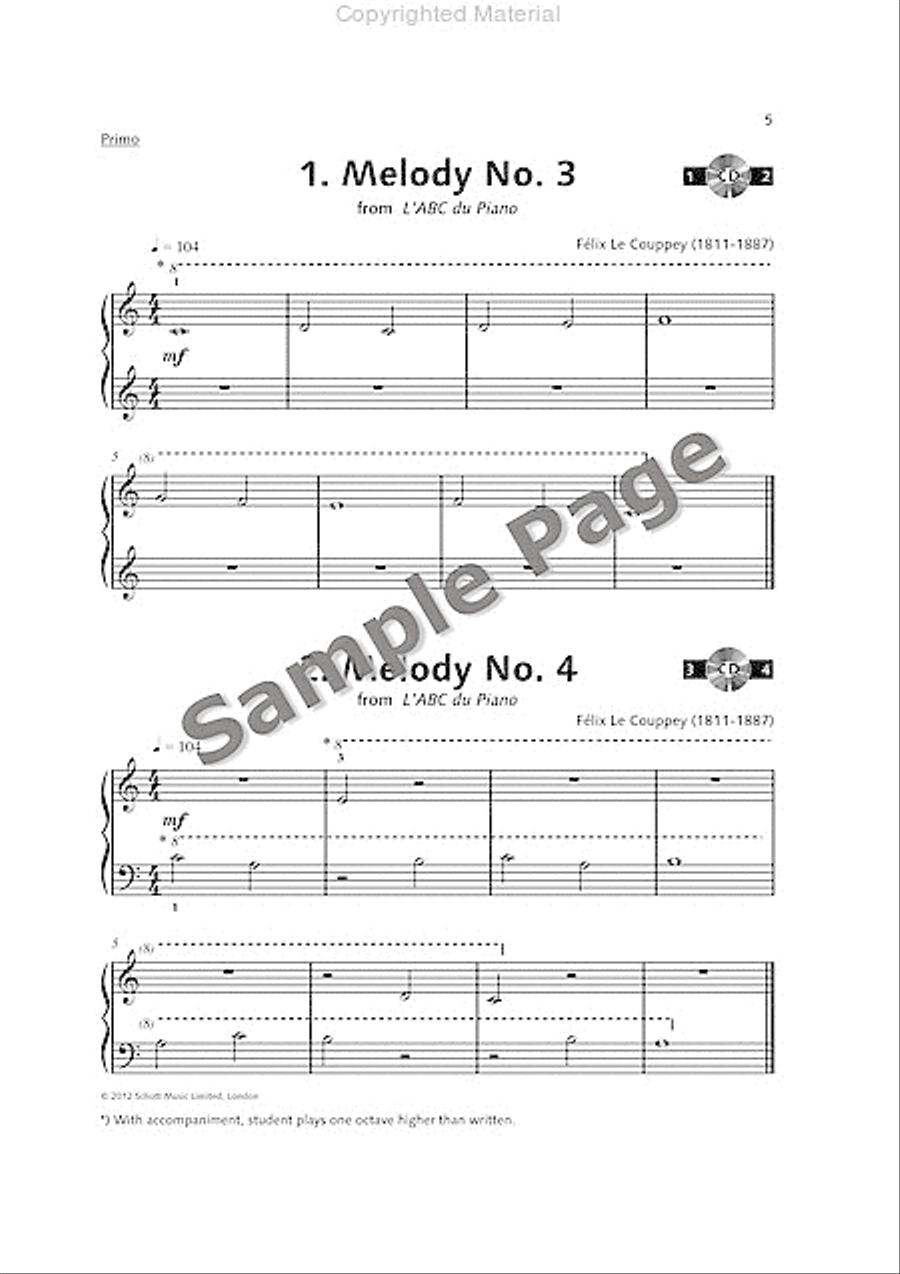 The Classical Piano Method - Duet Collection 1 Piano Method scores gallery preview page 6