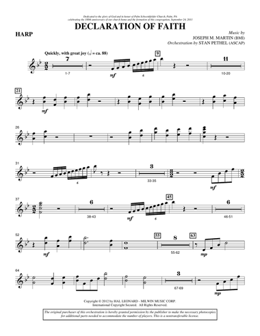Declaration Of Faith - Harp