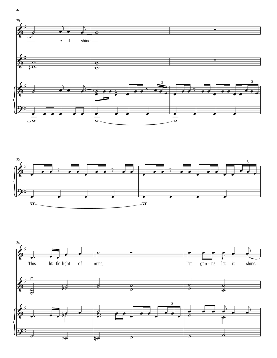 This Little Light Of Mine Acoustic Guitar scores gallery preview page 4