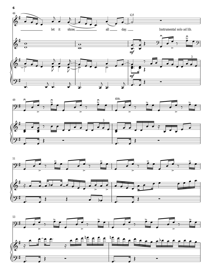 This Little Light Of Mine Acoustic Guitar scores gallery preview page 6
