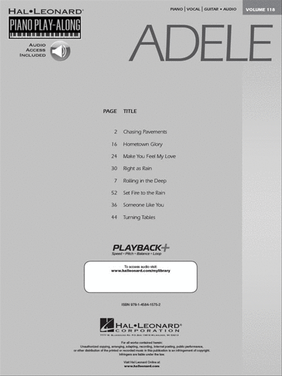 Adele scores gallery preview page 2