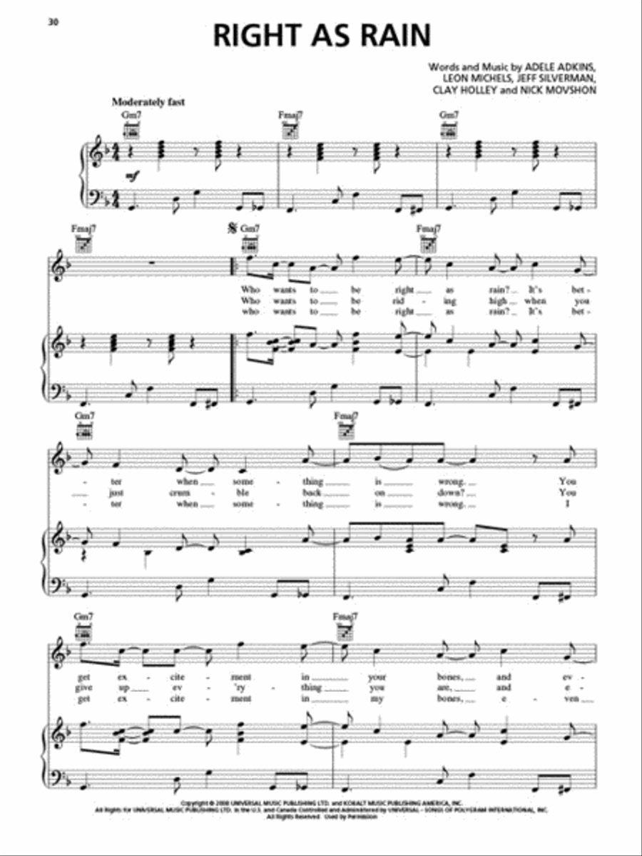 Adele scores gallery preview page 5