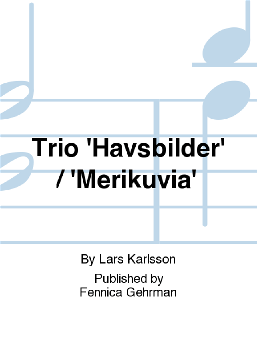 Trio 'Havsbilder' / 'Merikuvia' English Horn scores gallery preview page 1