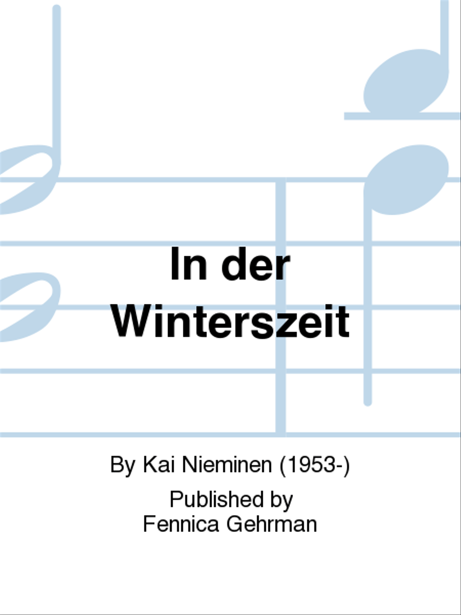 In der Winterszeit Oboe scores gallery preview page 1