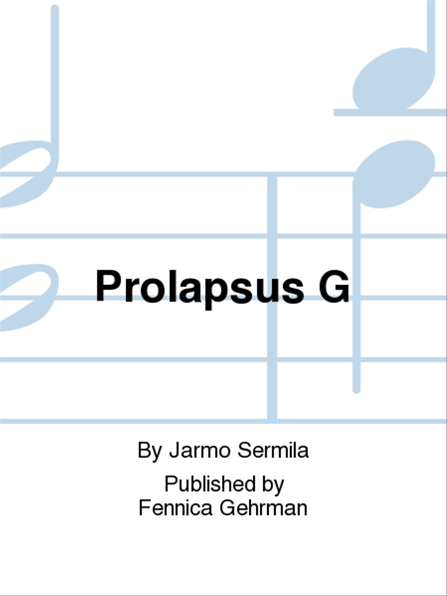 Prolapsus G Flute Solo scores gallery preview page 1