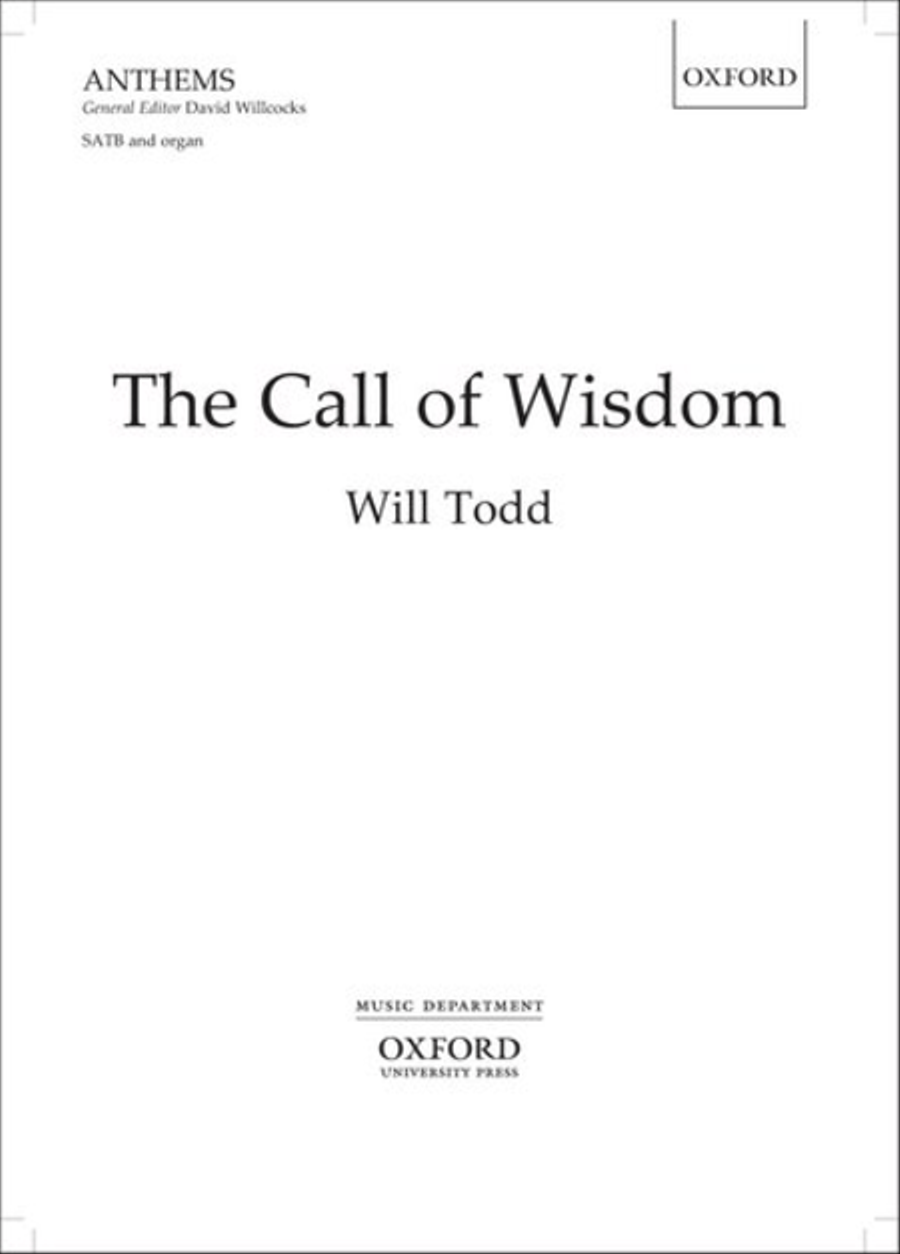 The Call of Wisdom The Call of Wisdom 4-Part scores gallery preview page 1