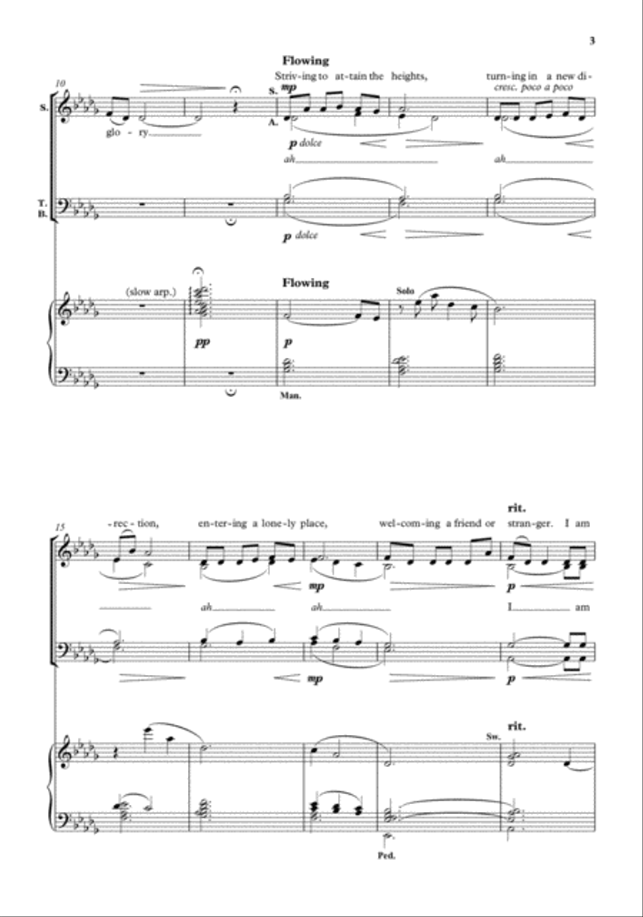 The Call of Wisdom The Call of Wisdom 4-Part scores gallery preview page 3