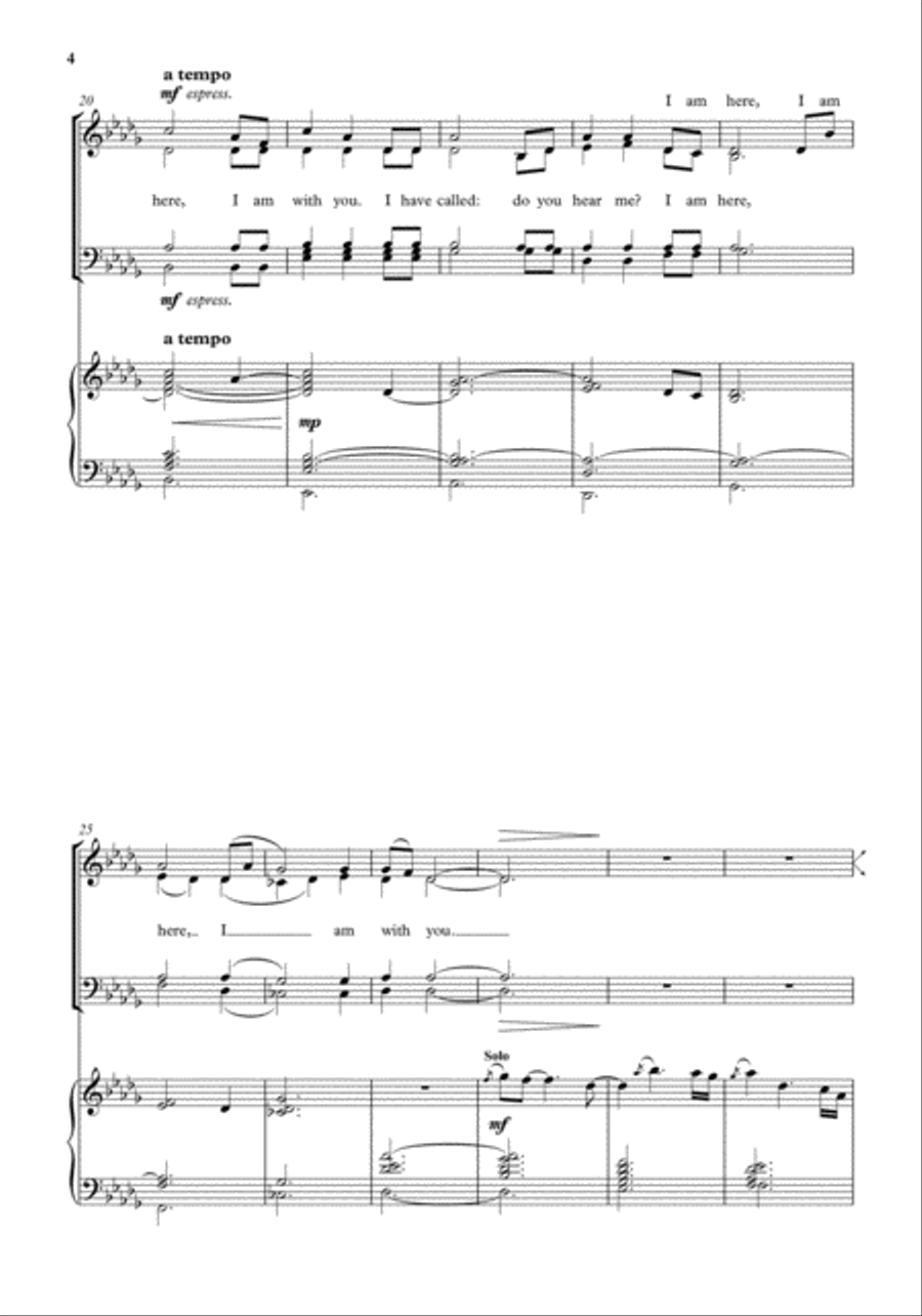The Call of Wisdom The Call of Wisdom 4-Part scores gallery preview page 4