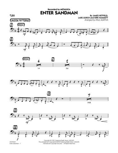 Enter Sandman - Tuba