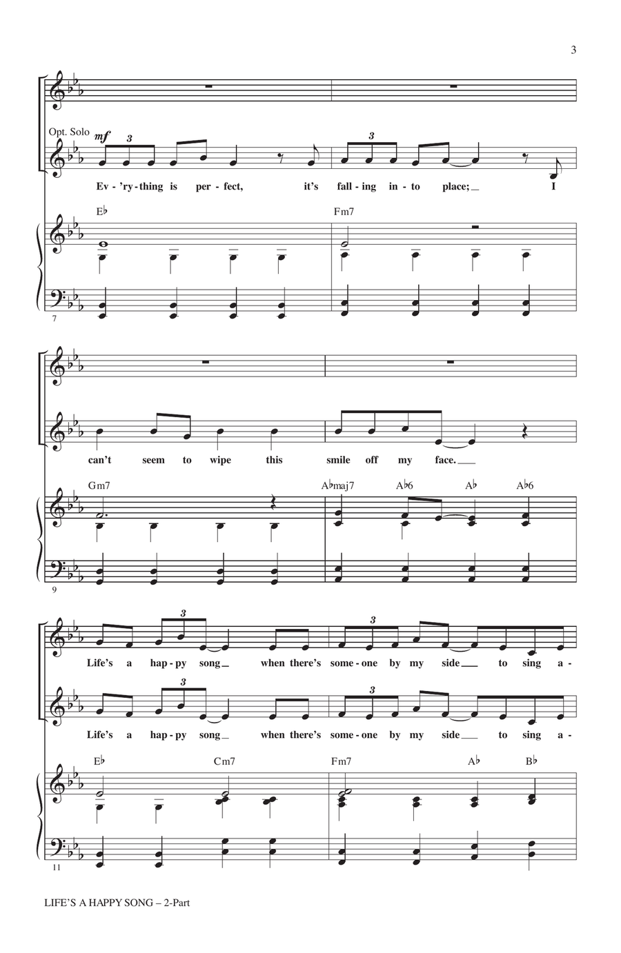 Life's A Happy Song Life's A Happy Song 2-Part scores gallery preview page 2