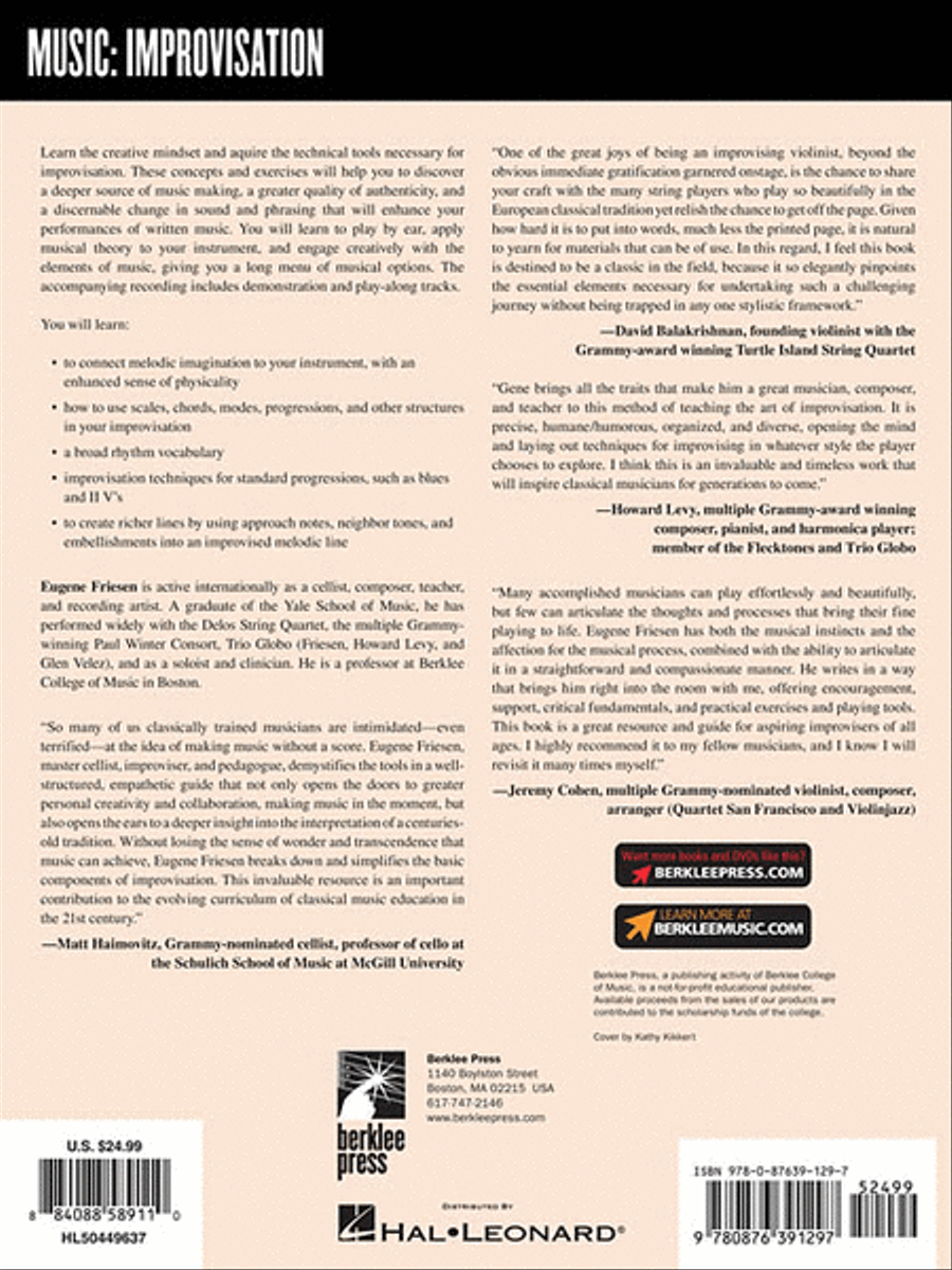 Improvisation for Classical Musicians CD scores gallery preview page 2
