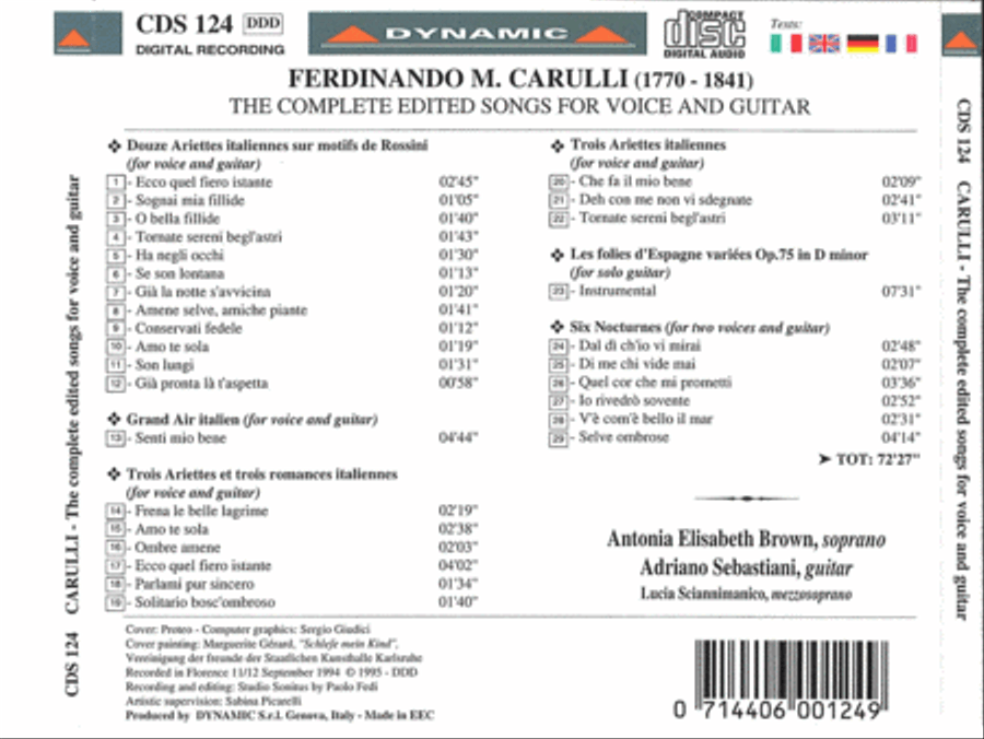 Complete Songs for Voice & Guitar Classical Guitar scores gallery preview page 2