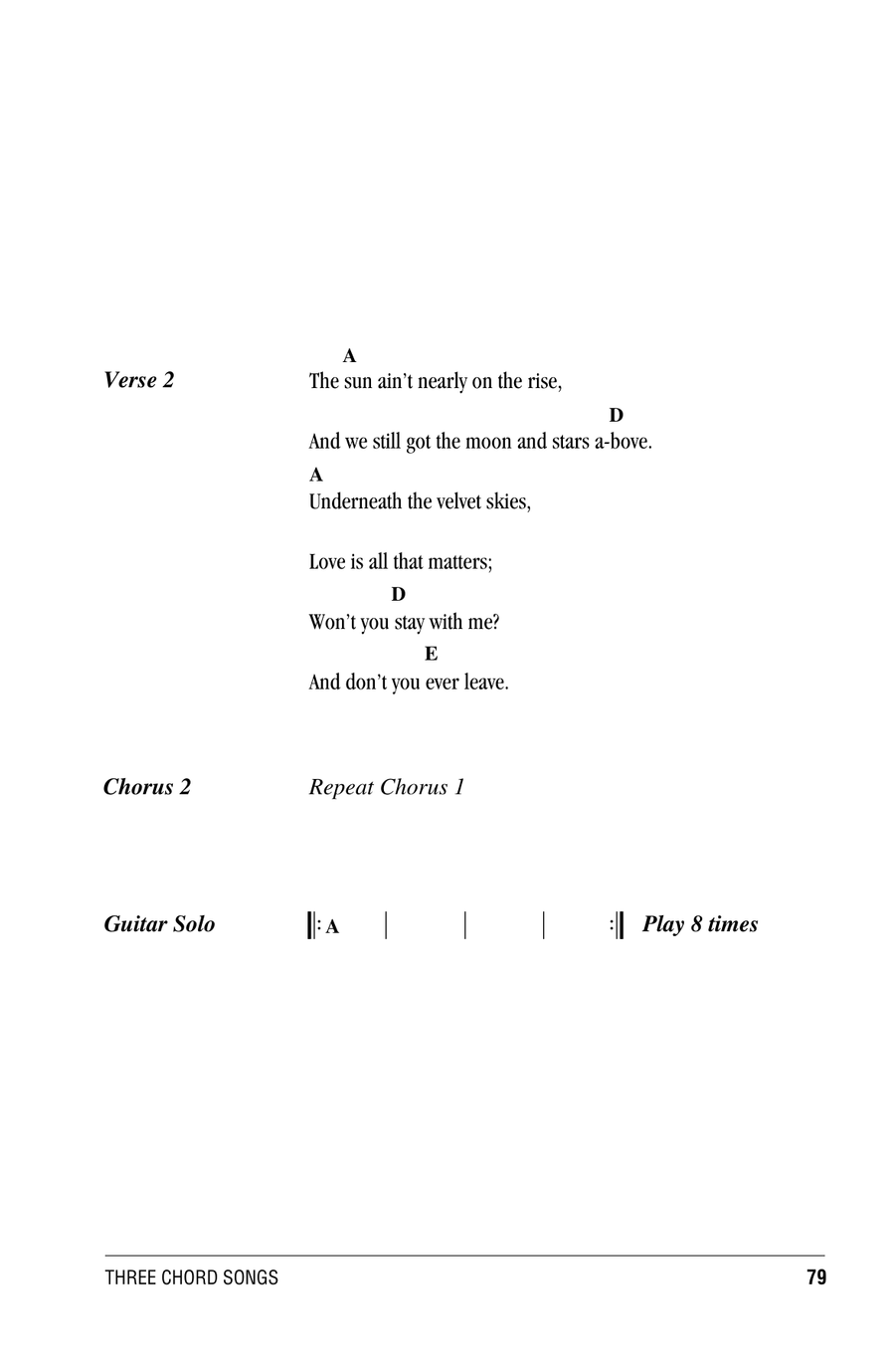 Lay Down Sally Lay Down Sally Ukulele scores gallery preview page 2