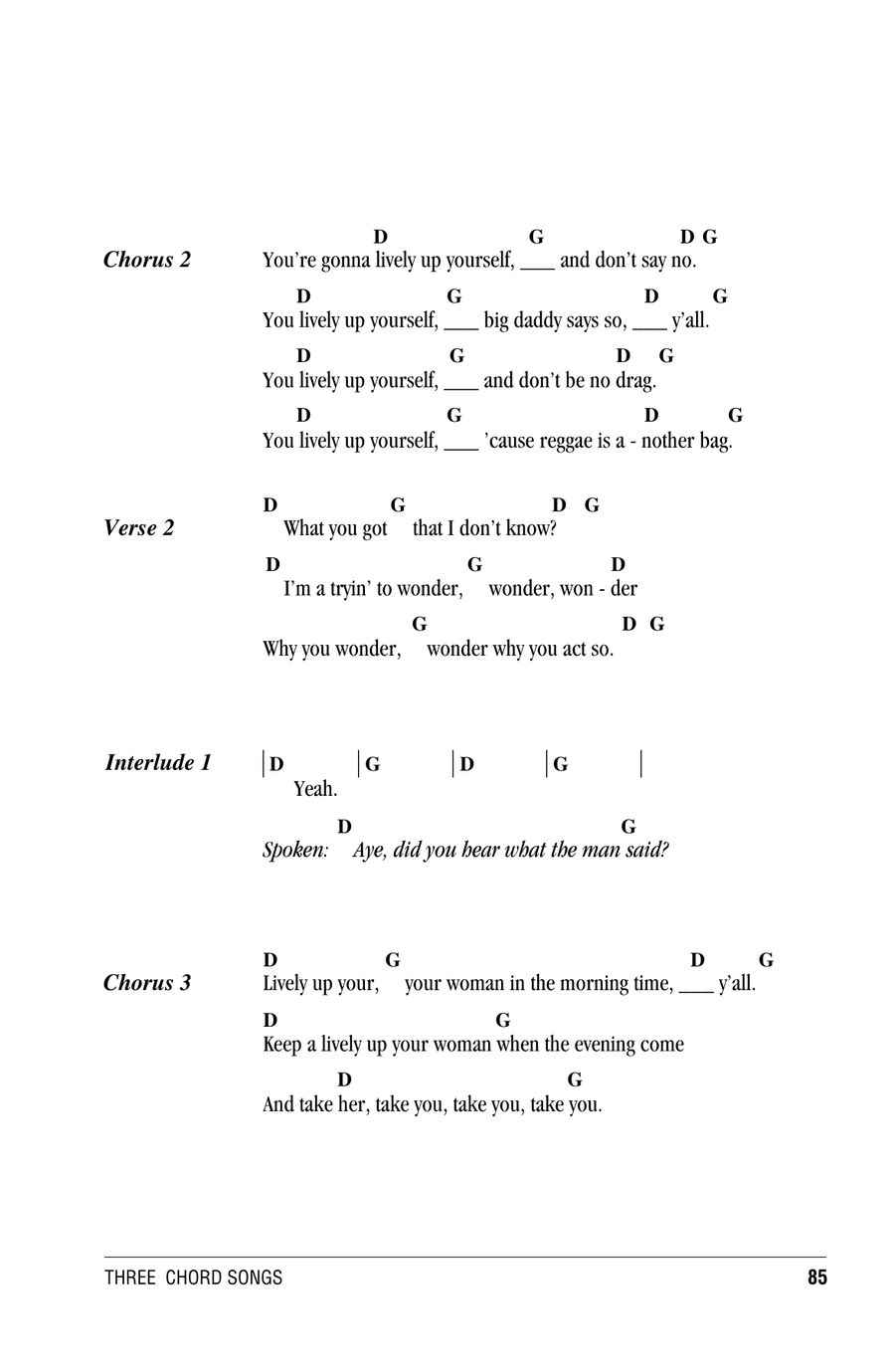 Lively Up Yourself Lively Up Yourself Ukulele scores gallery preview page 2