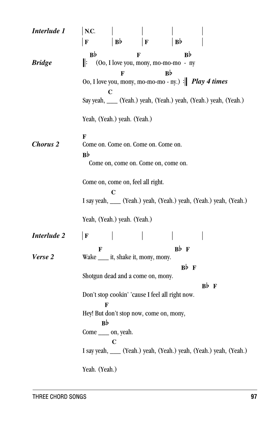 Mony, Mony Mony, Mony Ukulele scores gallery preview page 2