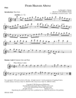 From Heaven Above (Downloadable Flute Part)