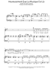 Heureusement Que La Musique Est La