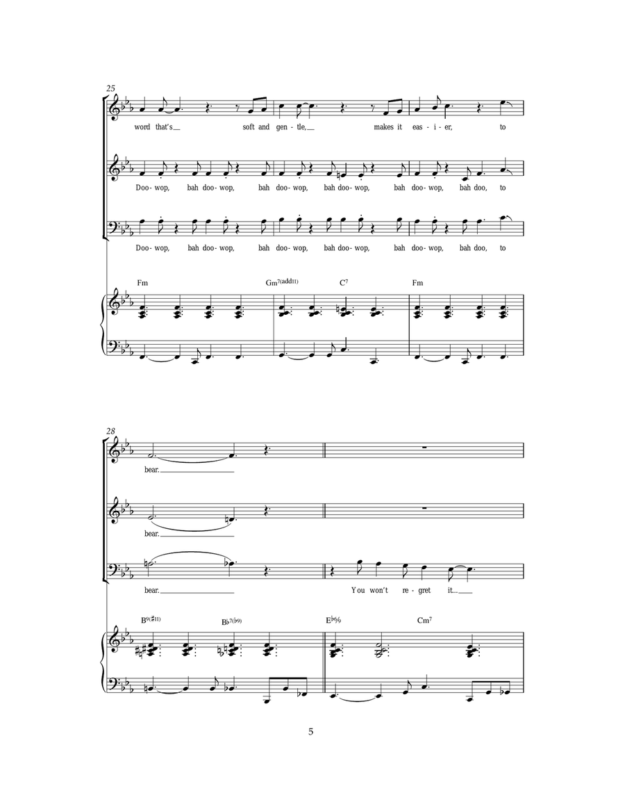 Try A Little Tenderness Try A Little Tenderness Piano, Vocal, Guitar scores gallery preview page 5