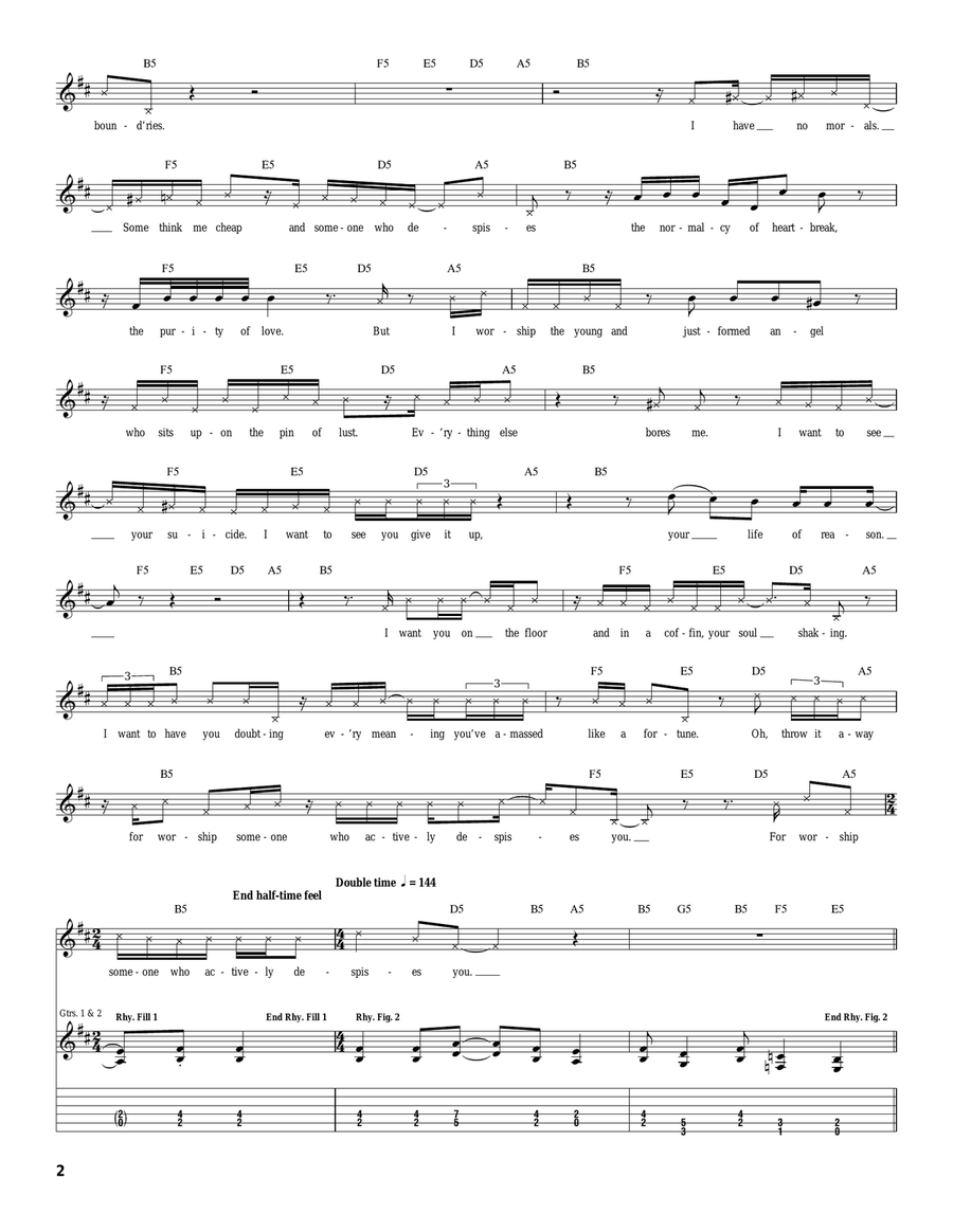 The View Acoustic Guitar scores gallery preview page 2