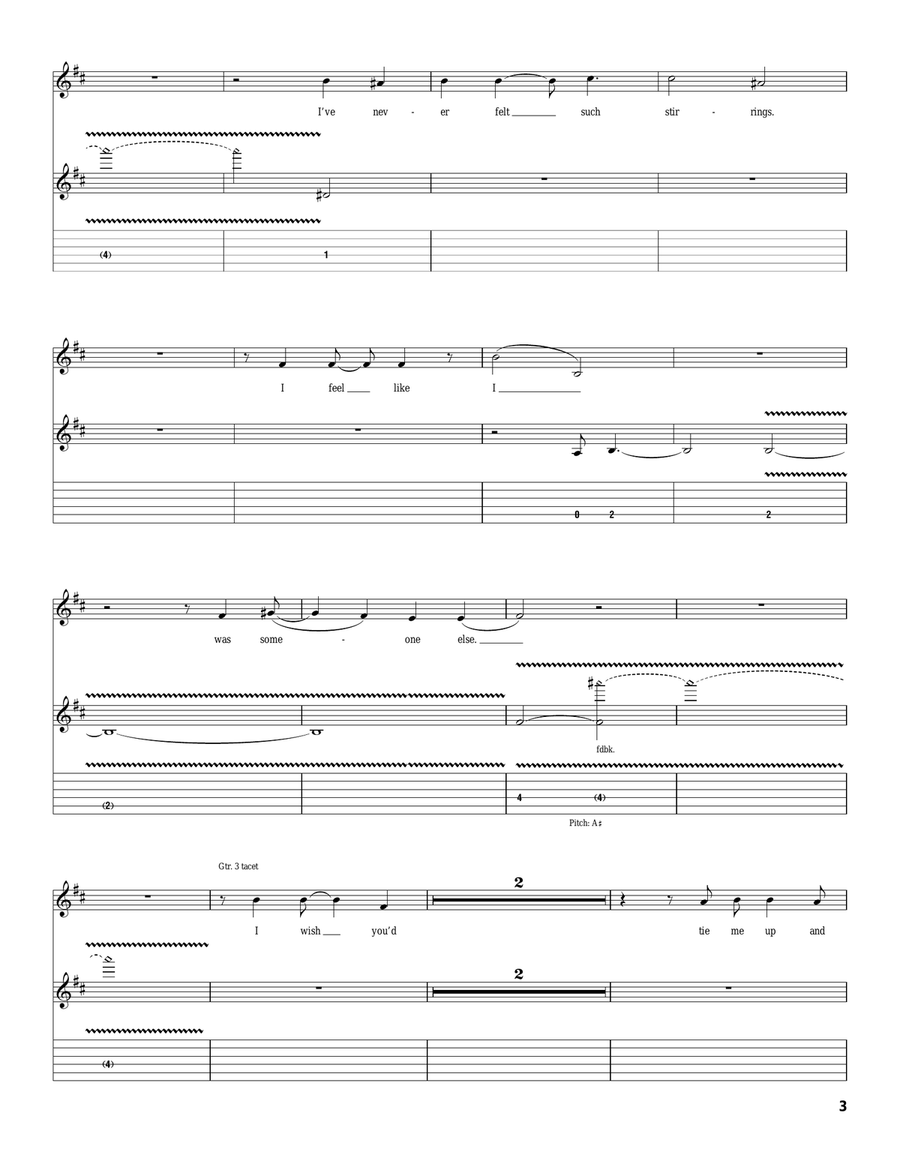 Mistress Dread Mistress Dread Acoustic Guitar scores gallery preview page 3