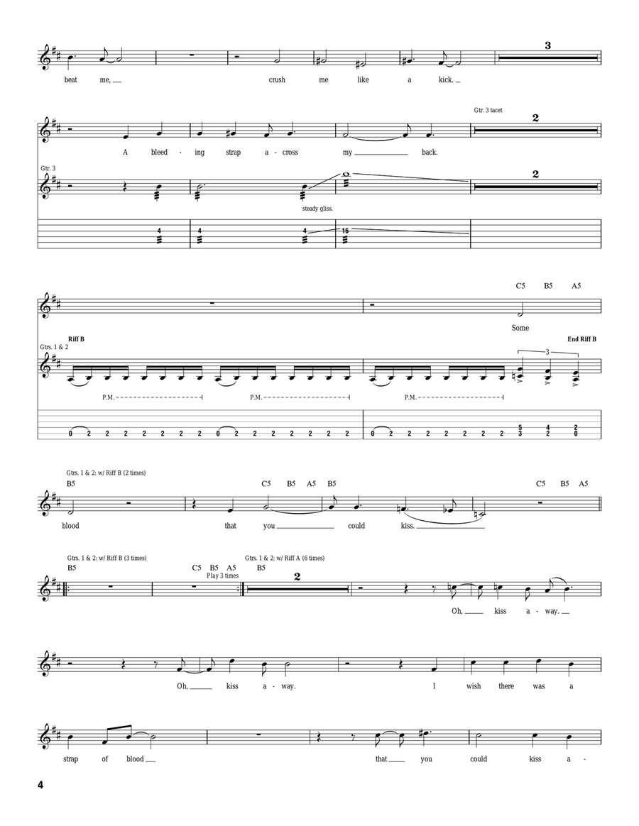Mistress Dread Mistress Dread Acoustic Guitar scores gallery preview page 4