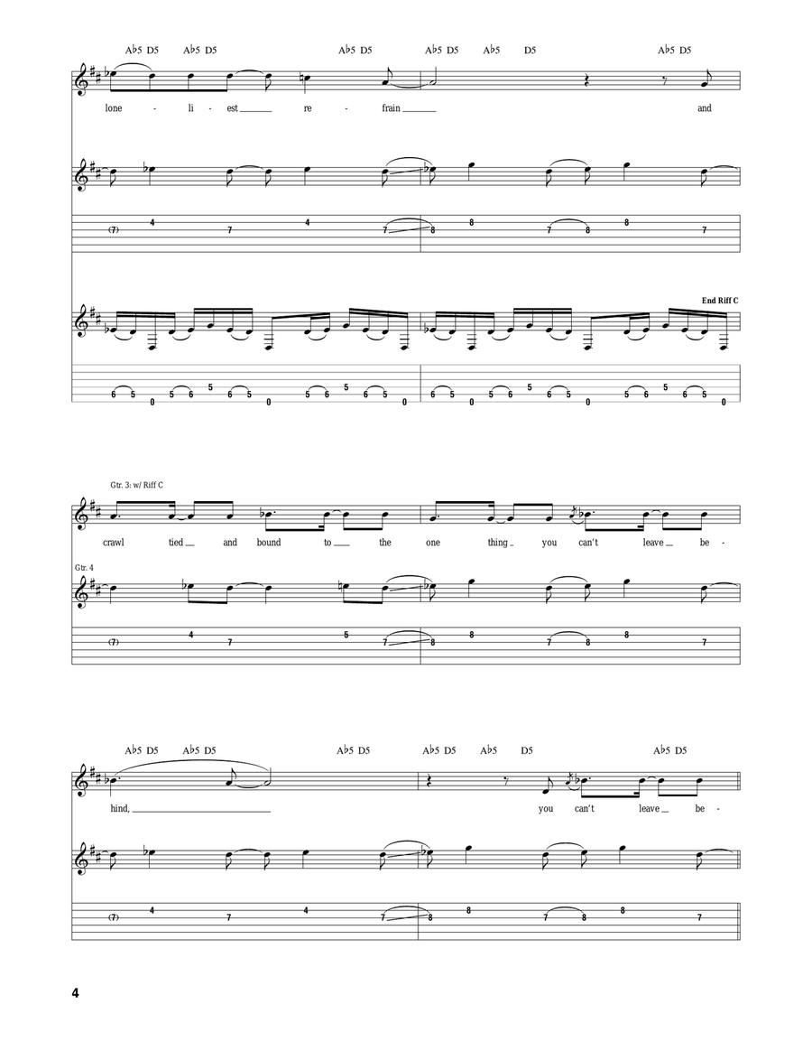 Insurrection Insurrection Acoustic Guitar scores gallery preview page 4