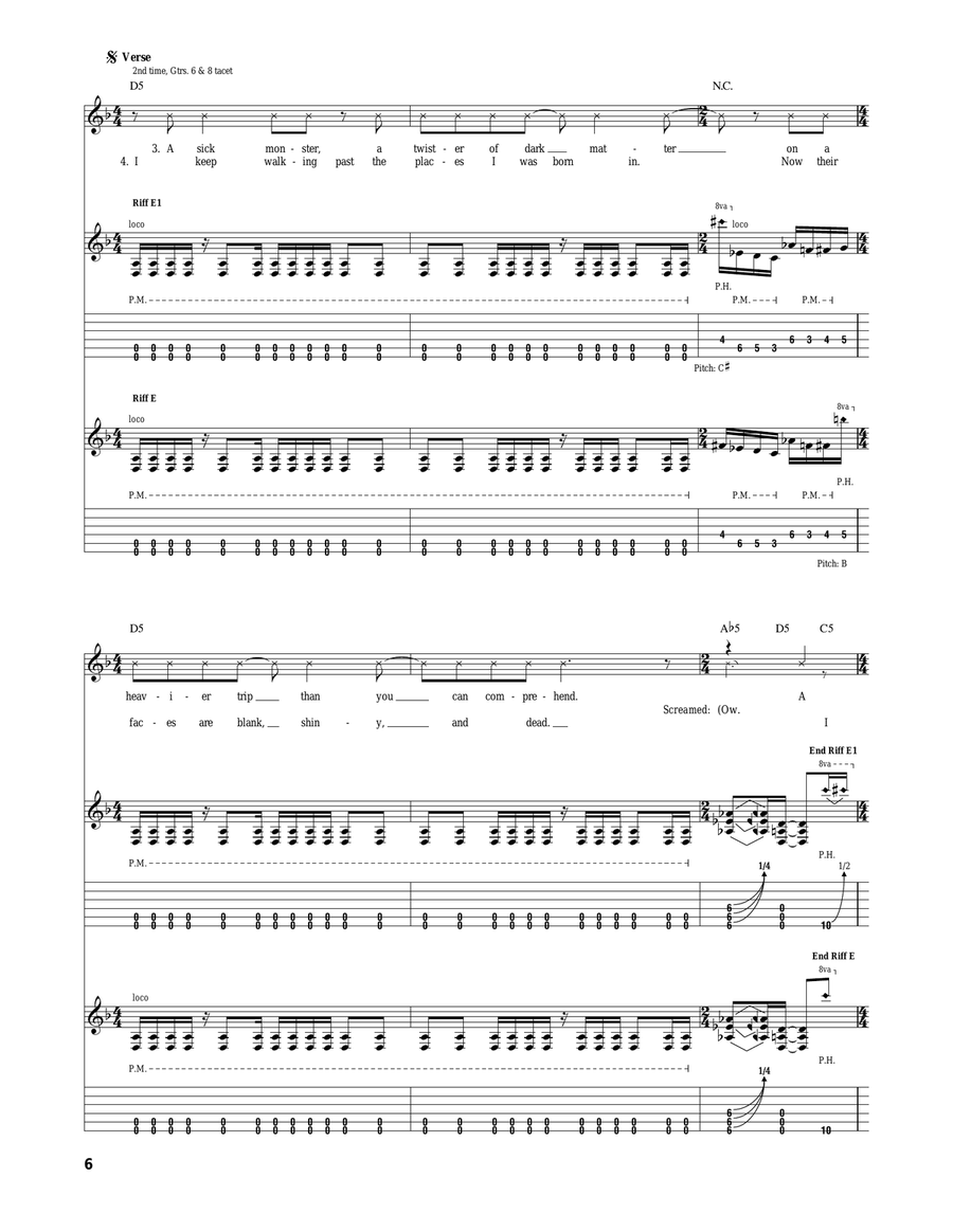 King Me King Me Acoustic Guitar scores gallery preview page 6