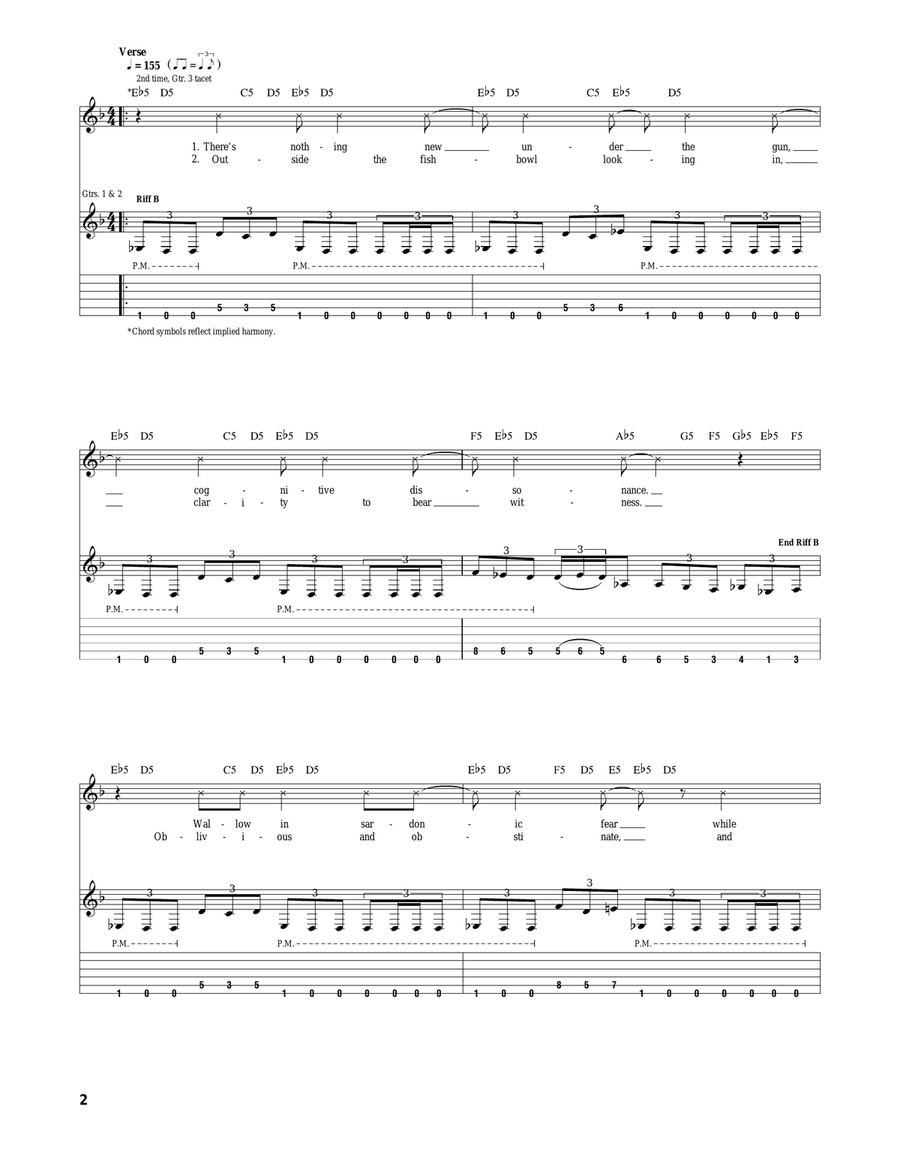 Terminally Unique Terminally Unique Acoustic Guitar scores gallery preview page 2