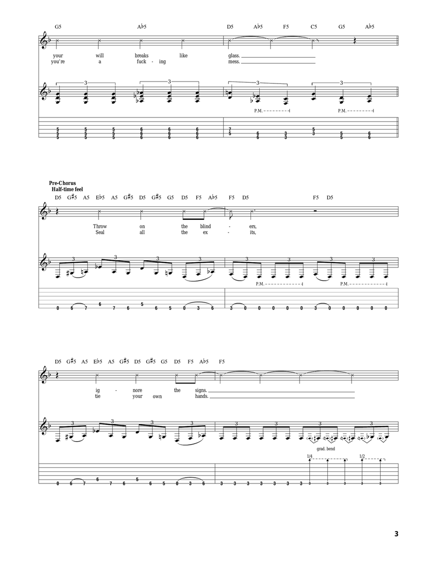 Terminally Unique Terminally Unique Acoustic Guitar scores gallery preview page 3