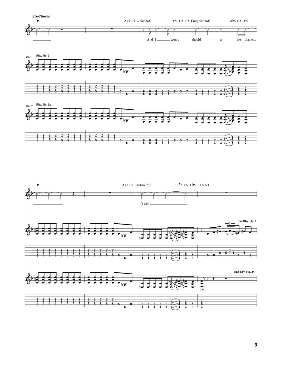 The Undertow The Undertow Acoustic Guitar scores gallery preview page 3