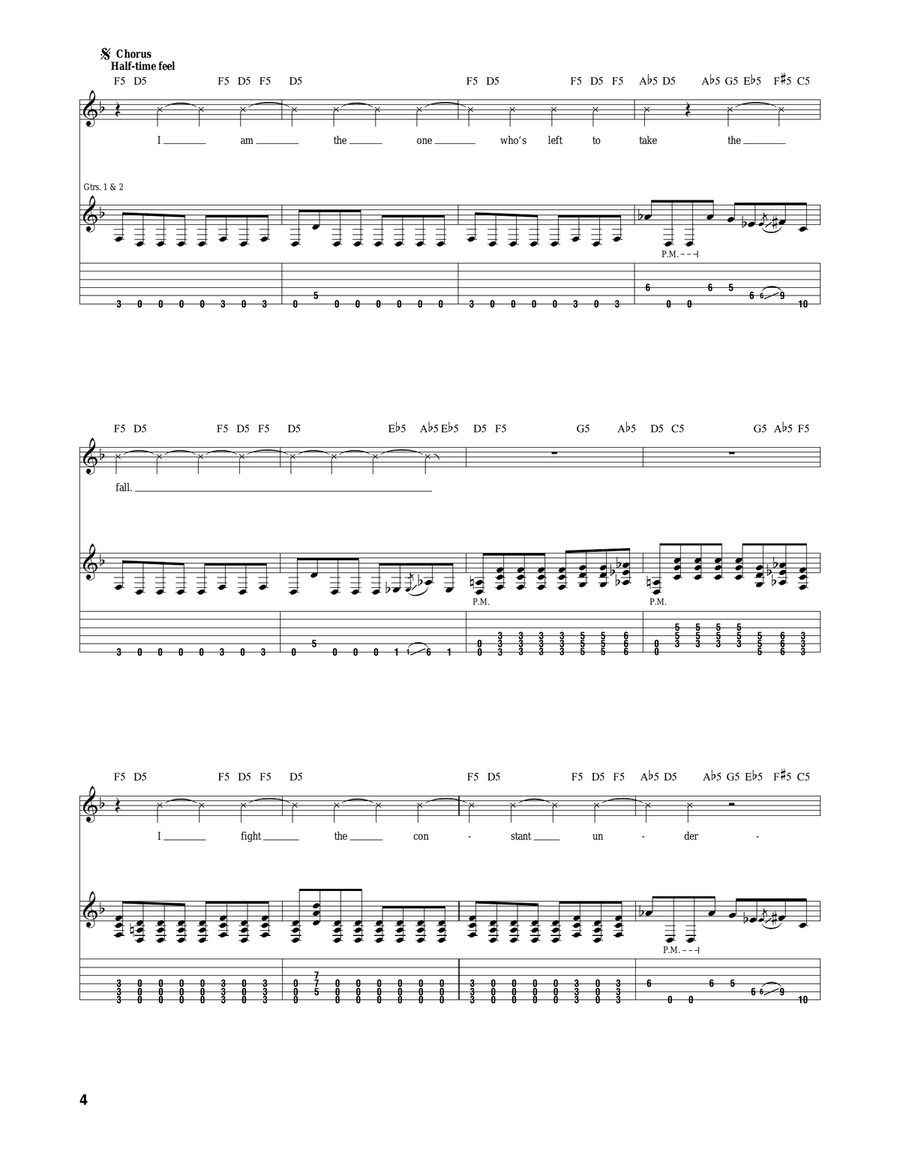 The Undertow The Undertow Acoustic Guitar scores gallery preview page 4